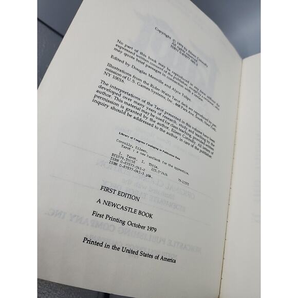 Tarot A New Handbook For The Apprentice By Eileen Connolly 1980 Classic Edition - Picture 5 of 13